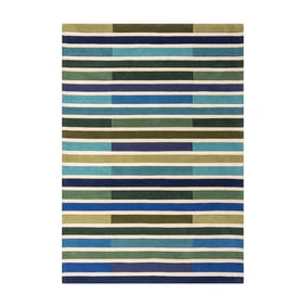 Modern vloerkleed - Illo Piano Groen/Multicolor - product