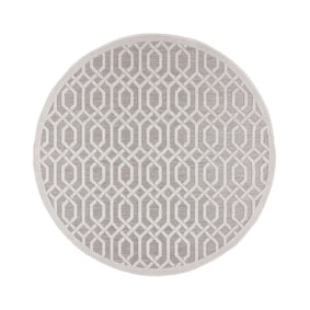Rond buitenkleed - Piatto Mataro Creme/Wit - product