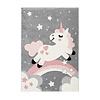 Kindervloerkleed Unicorn - Atlantisch Roze - thumbnail 2