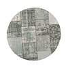 Rond patchwork vloerkleed - Dreams Groen - thumbnail 1