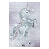 Kindervloerkleed Unicorn - Fleurtje Paars - thumbnail 1
