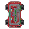 Speelkleed - Pleun Racebaan Rood - thumbnail 1