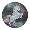 Rond kindervloerkleed Unicorn - Fleurtje Grijs - thumbnail