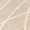 Rond modern buitenkleed - Porto Lines Creme - thumbnail 3