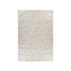 Leren patchwork vloerkleed - Filz 100 Beige/Goud - thumbnail 1