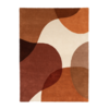 Wollen abstract vloerkleed - Clarice Terracotta  - thumbnail 1