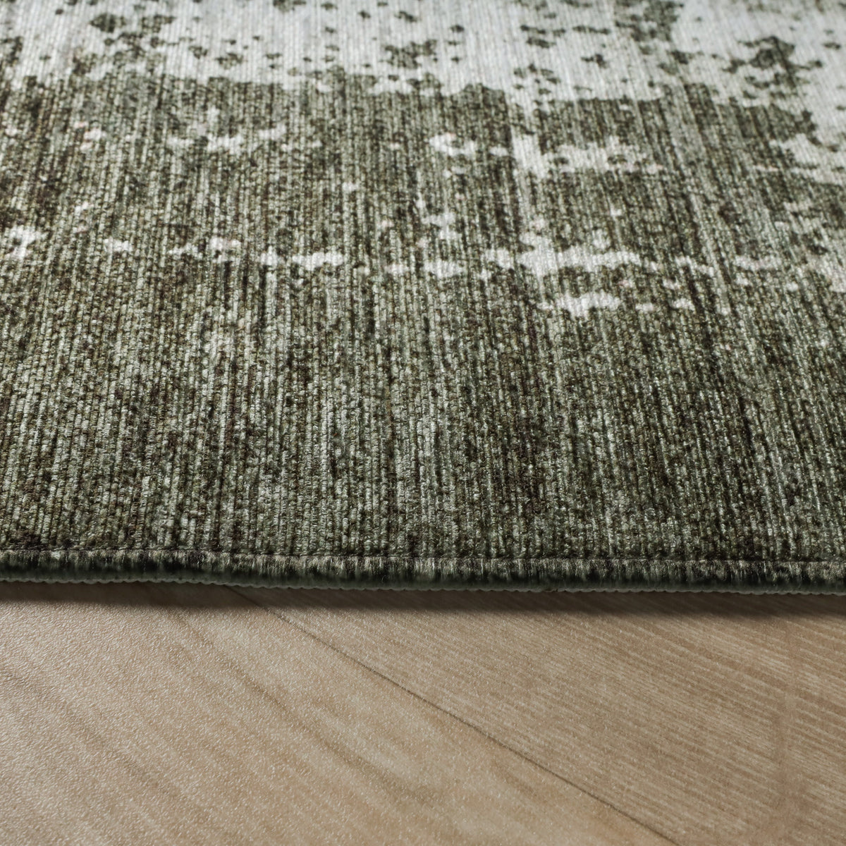 Abstract vloerkleed - Rusty Green