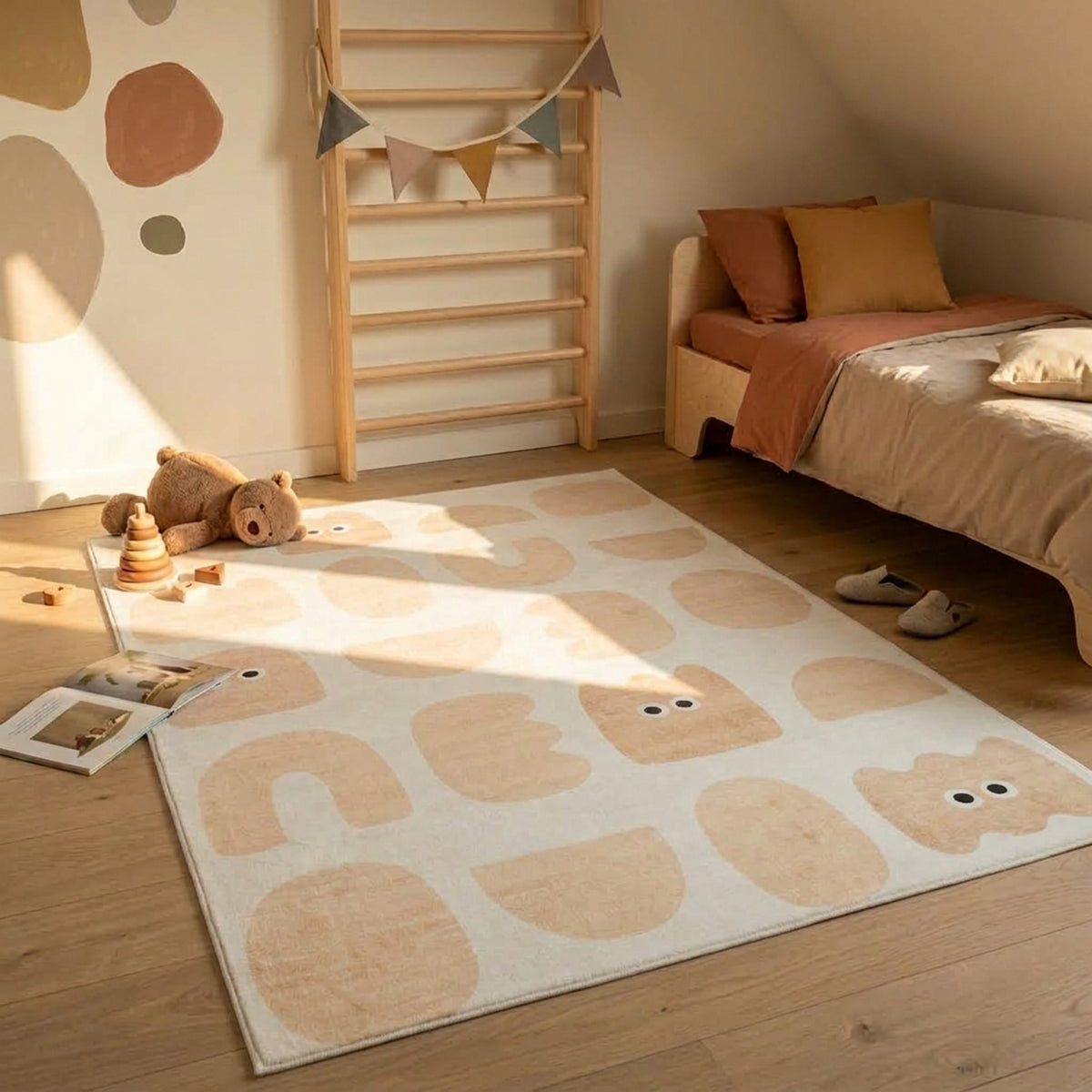 Children’s bedroom rug – Pip Stripes Beige