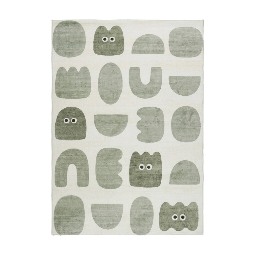 Kinderkamer vloerkleed - Pip Shapes Groen