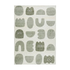 Kinderkamer vloerkleed - Pip Shapes Groen