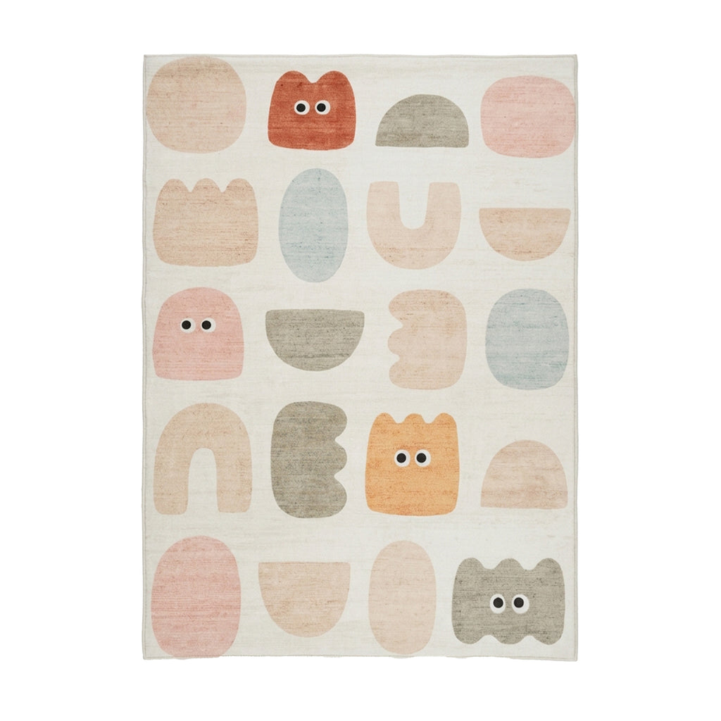 Kinderkamer vloerkleed - Pip Shapes Multicolor