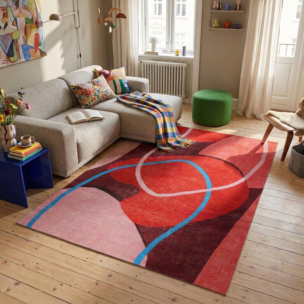 Design vloerkleed - Rooted Multicolor