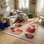 Tapis design - Rooted Rouge/Rose