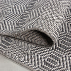 Jute Balcony Rug - Aruba Melange Grey