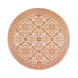 Round Outdoor Rug - Summer Oriental Terra