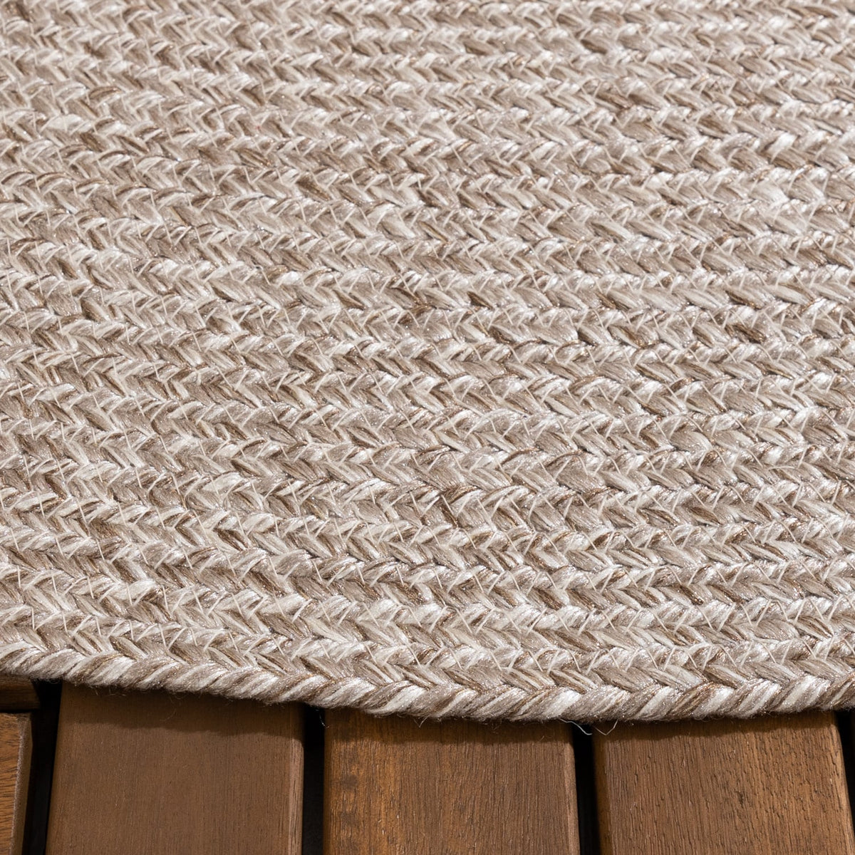 Round Jute Outdoor Rug - Bali Cream