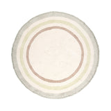 Round washable kids rug - Milo Green