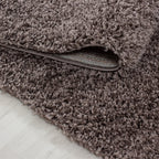 High pile floor rug - Sade Taupe