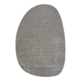 Organic floor rug - Vince 7131 Dark Grey