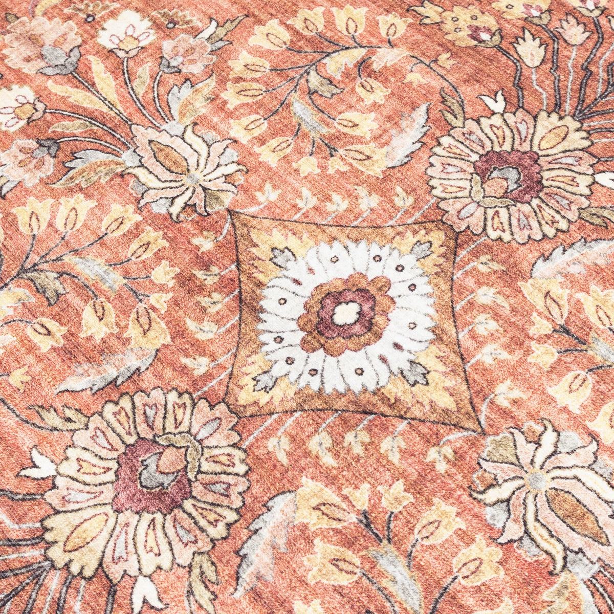 Oval Vintage Outdoor Rug - Santo Flora Terra