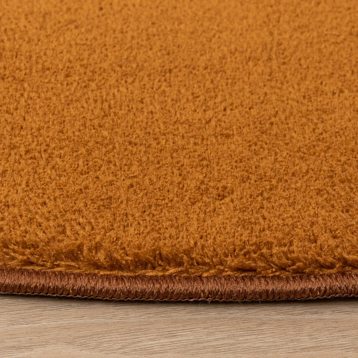 Round Washable Rug - Vivid Terra