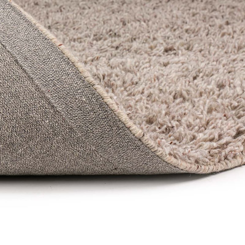 Wool Floor Rug - Berbero Lungo Beige 101