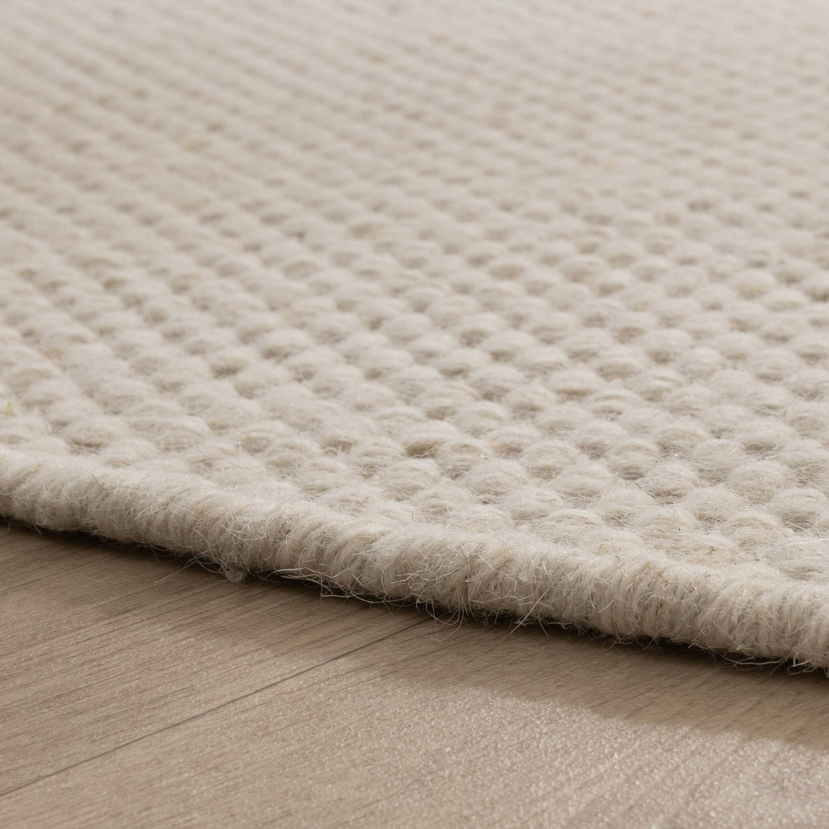 Round Wool Rug - Bliss Cream
