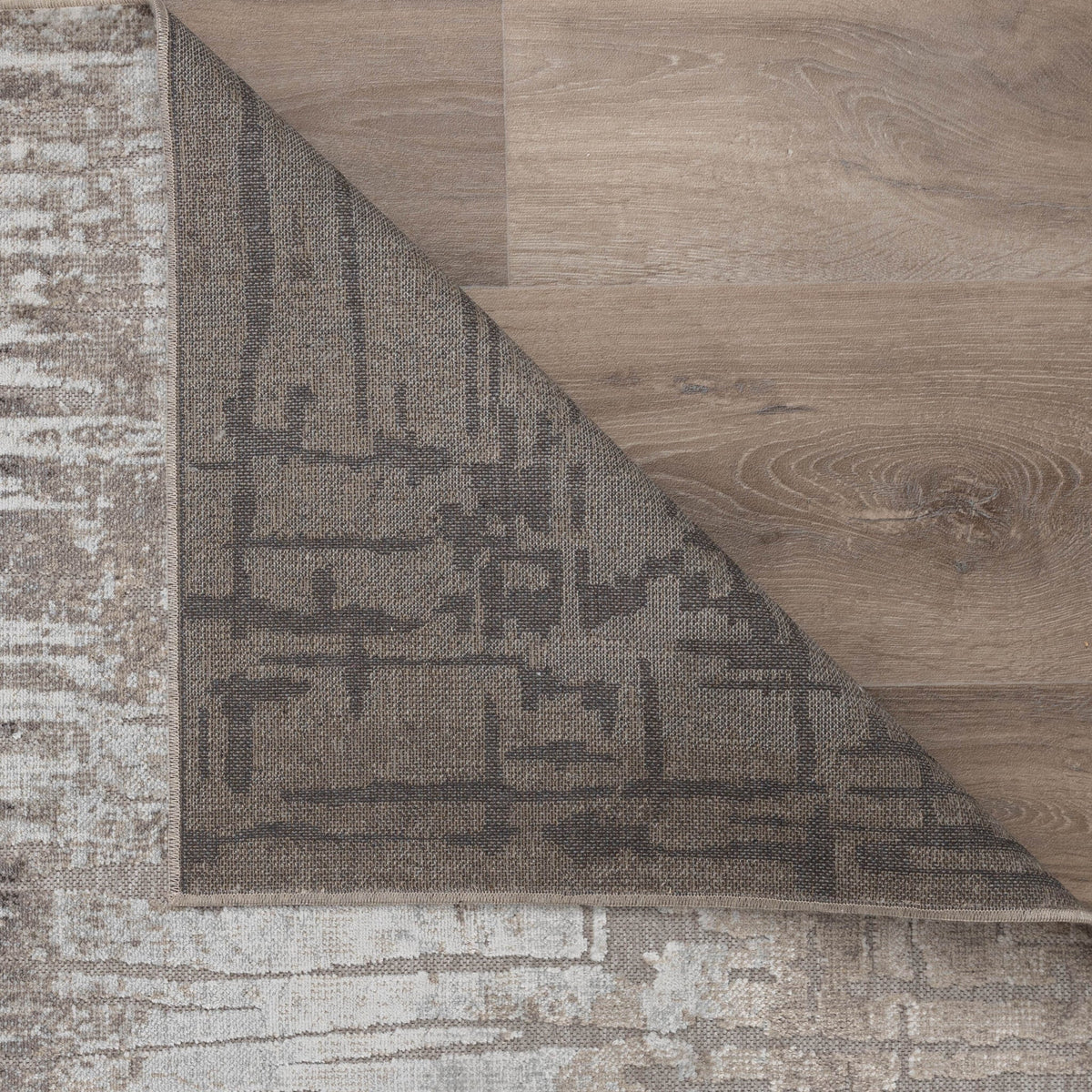 Modern Rug - Hendrix Grunge Cream/Grey