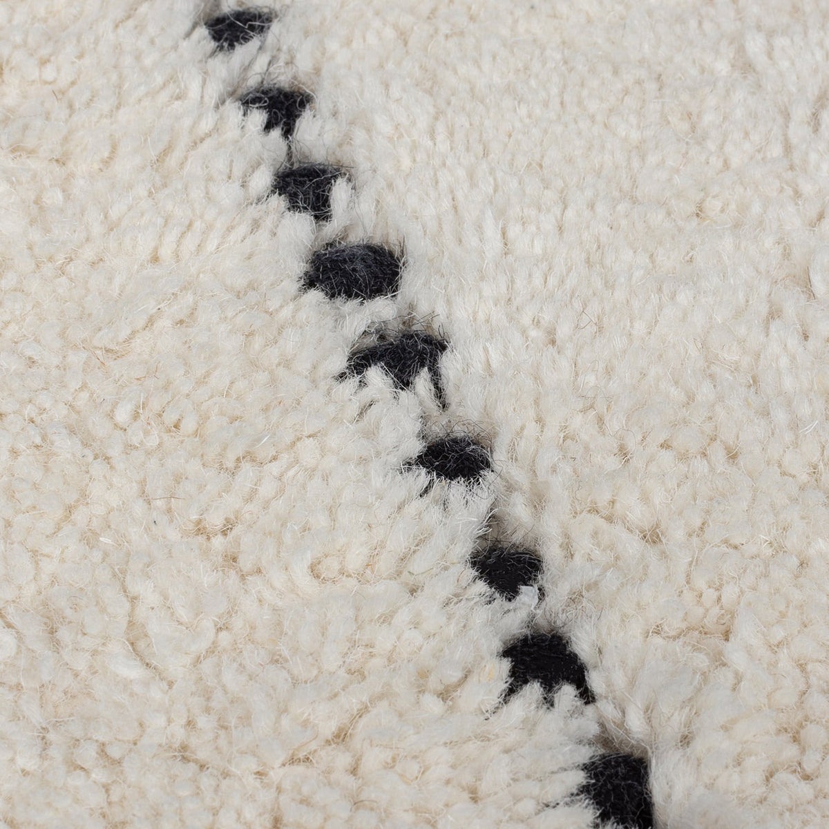 Japandi Floor Rug - Dotto Lines White