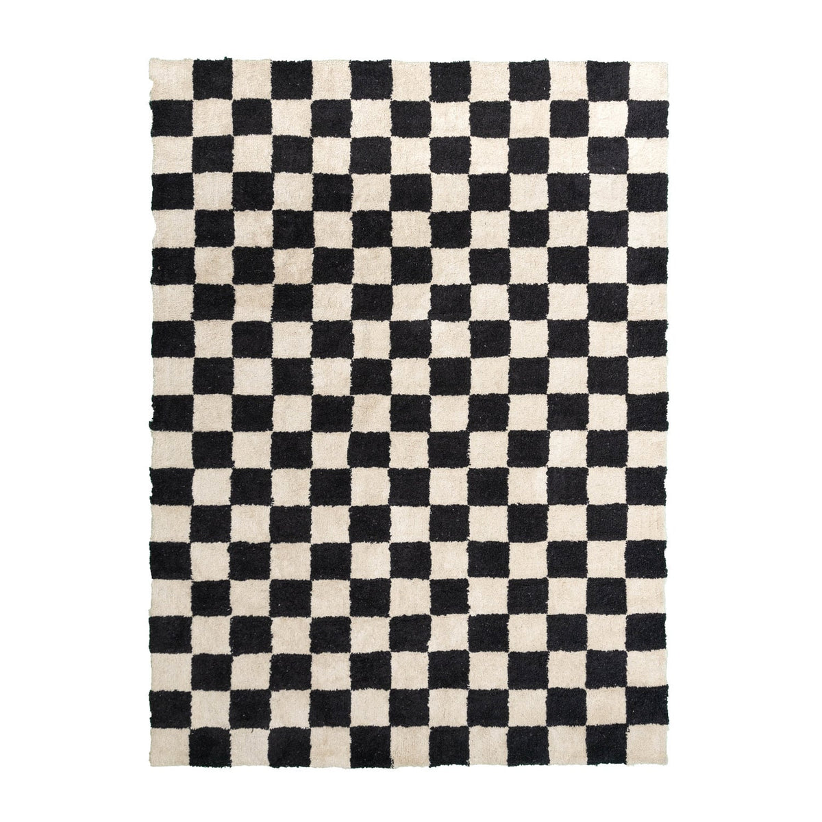 Retro Rug - Gambit Black/White