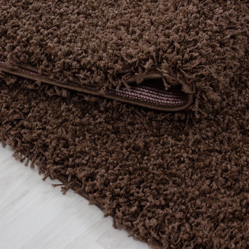 High-pile floor rug - Sade Brown