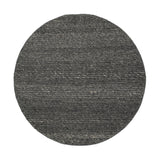 Round Wool Rug - Feline Anthracite/Blended