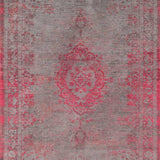 Vintage floor rug - The Fading World Pink Flash 8261