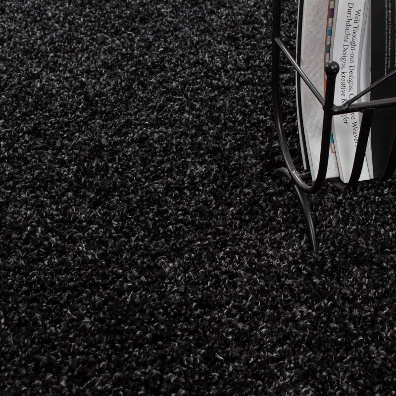 High-Pile Floor Rug - Life Anthracite