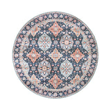 Round Vintage Rug - Imagine Oriental Blue
