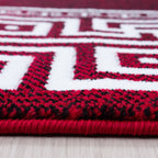 Modern Floor Rug - Jena Red 9340