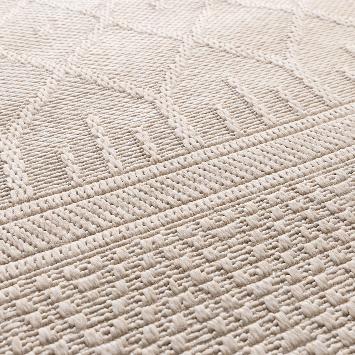 Indoor Outdoor Rug - Dunes Geo Cream