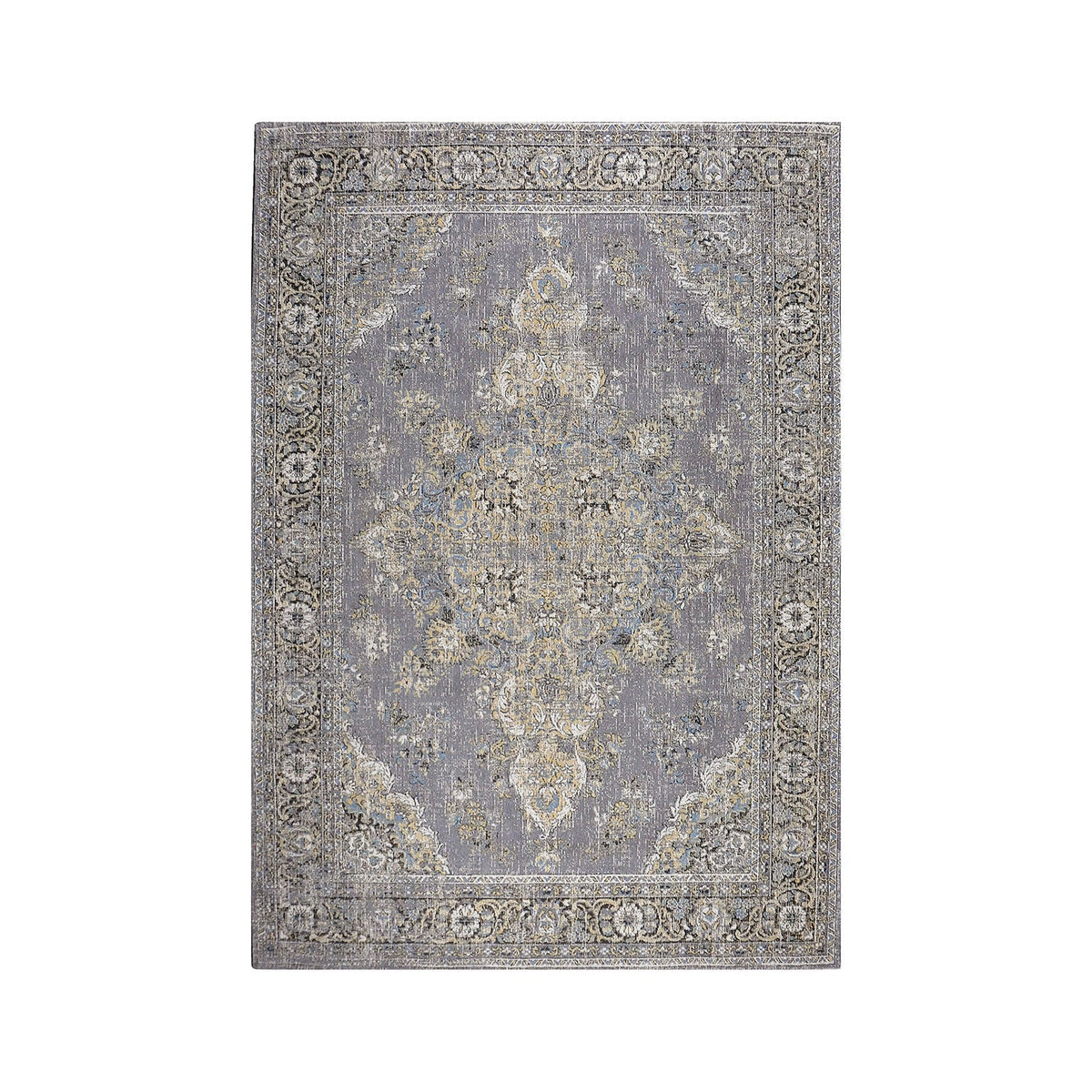 Cotton floor rug - Aurelie Grey