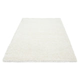 High-pile Floor Rug - Life Cream/White