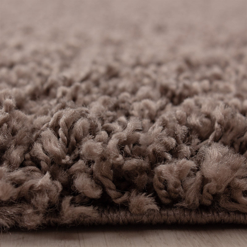 High-pile floor rug - Life Taupe