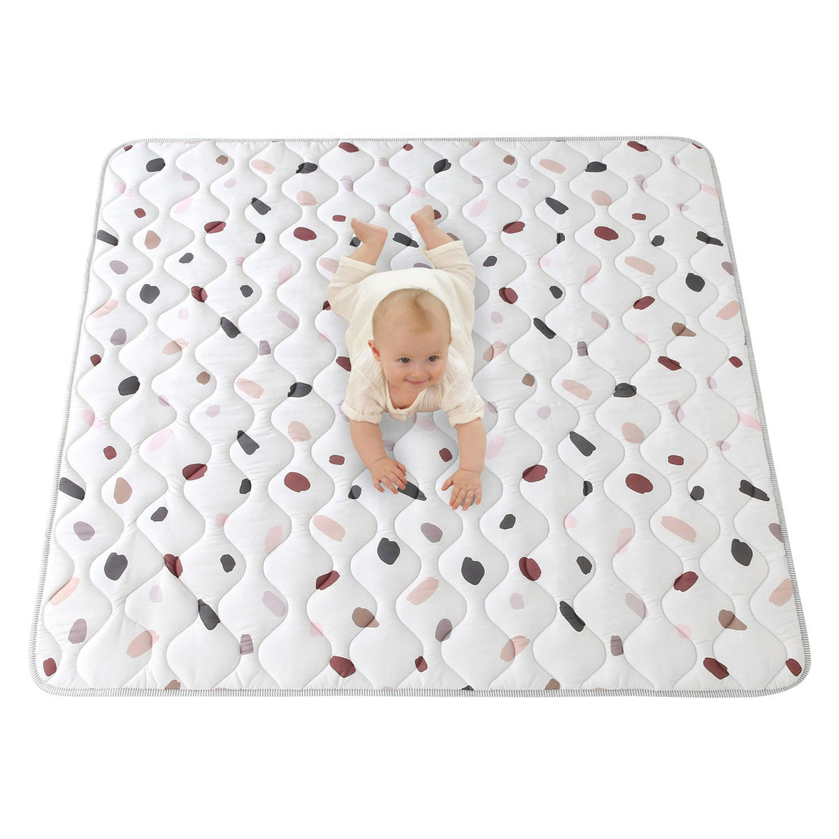 Baby play mat square - Noa Confetti