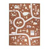 Car Play Rug - Rocky Ride Terracotta