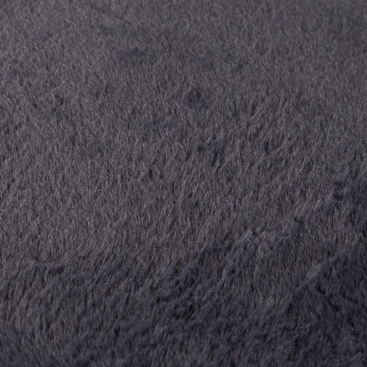 Round Low-Pile Rug - Cozy Anthracite