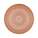 Round Outdoor Rug - Summer Azteca Terra