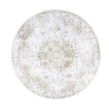 Round Vintage Rug - Lago Green