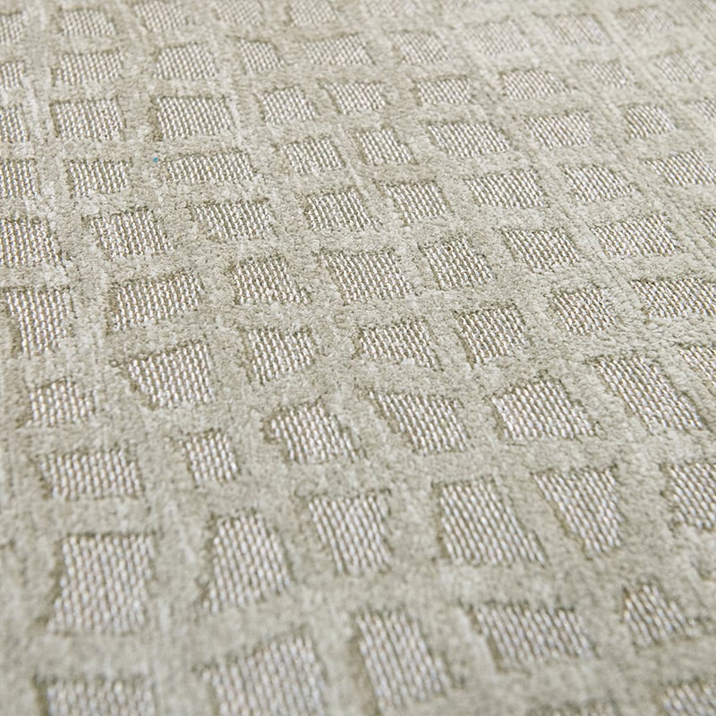 Round modern floor rug - Structures Trammel 9245
