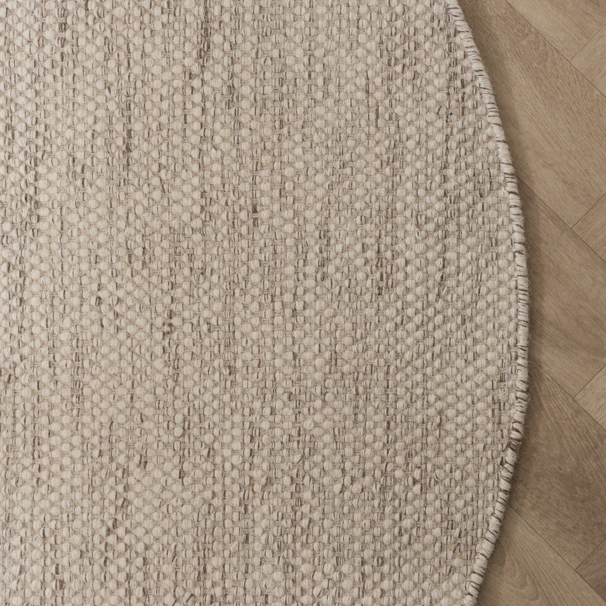 Round Wool Rug - Bliss Beige/Blended