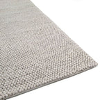 Wool Floor Rug - New Loop Cream/White 815