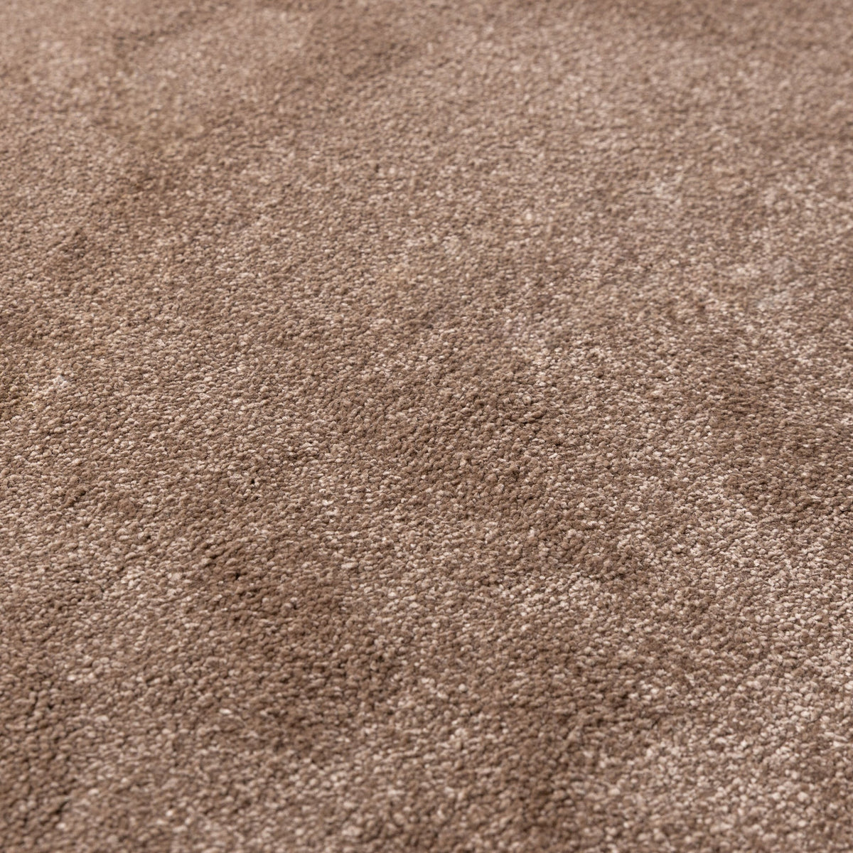 Round washable rug - Clean Brown