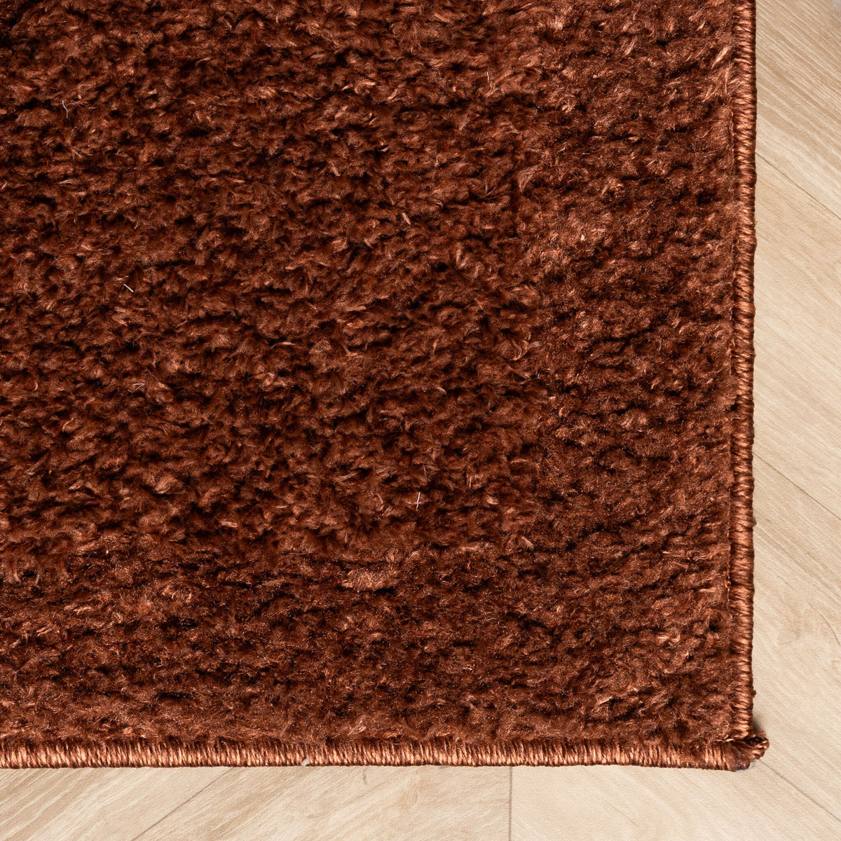 Scandinavian Rug - Lova Border Terracotta